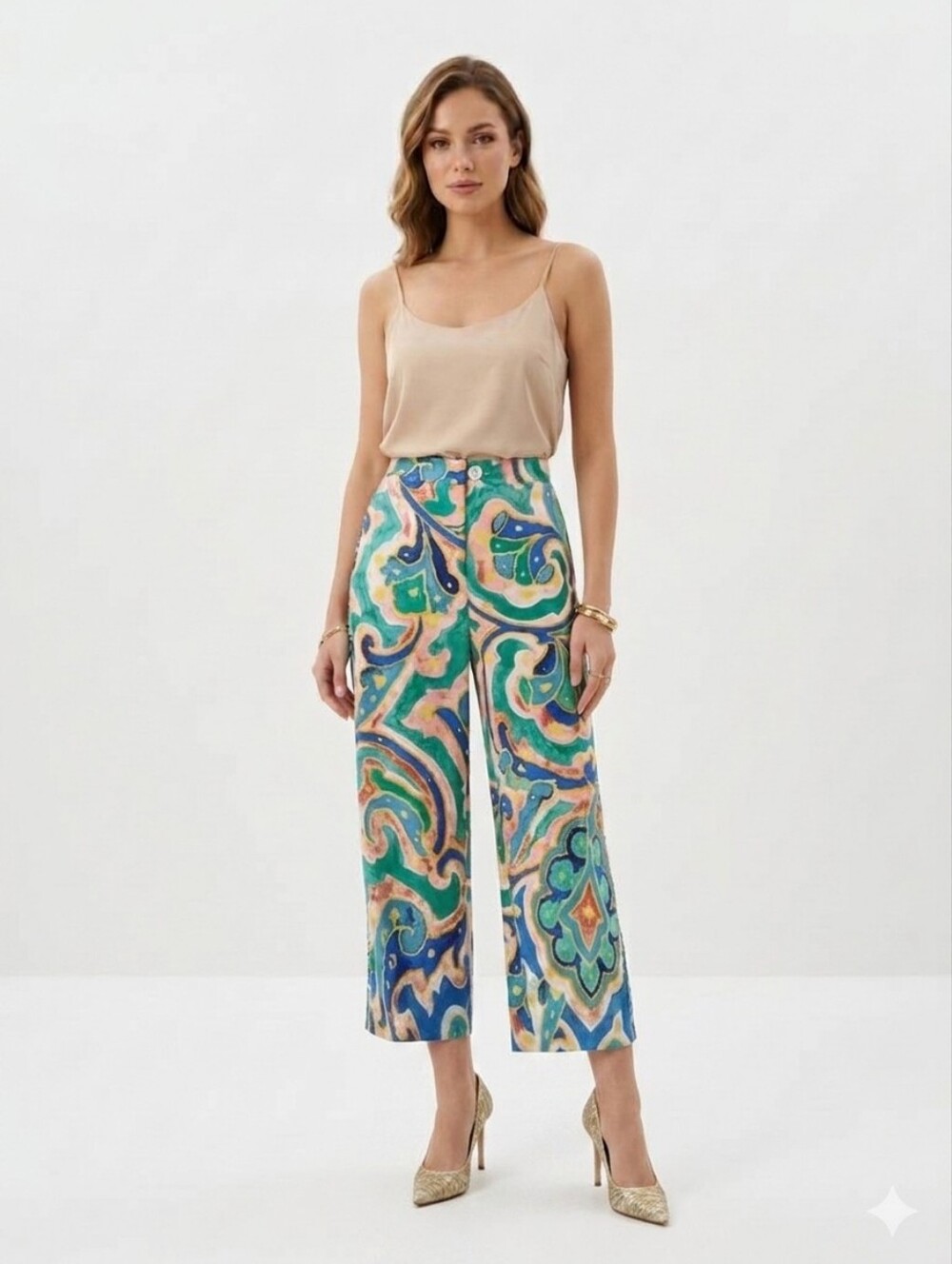 Nwt Anthropologie Maeve Rhiannon Satin Cropped Flare Pants Size 2